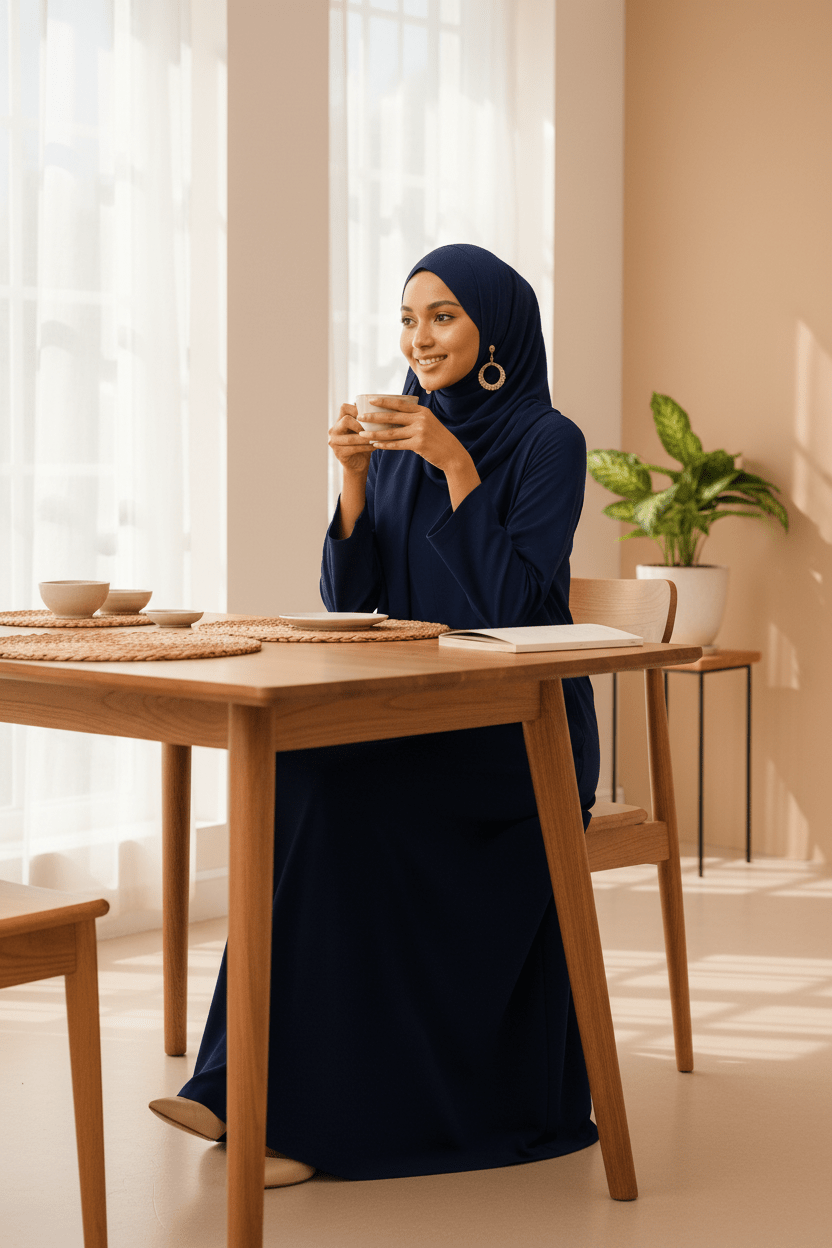 what color hijab goes with navy blue dress Modest Set Scarf Lightweight breathable super soft Color:Black / Off-White Lilly Pulitzer® Mialeigh Linen Style_Women